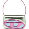 22455035_52871267_1000.jpg Diesel 1DR mirrored-finish shoulder bag