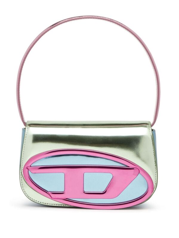 22455035_52871267_1000.jpg Diesel 1DR mirrored-finish shoulder bag