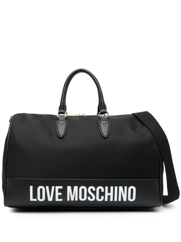 22464858_53014753_1000.jpg Love Moschino logo-print duffle bag