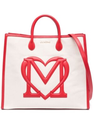 22464867_52400903_1000.jpg Love Moschino embossed-logo tote bag