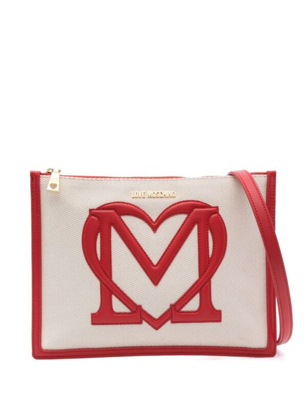 22465179_52414499_1000.jpg Love Moschino logo-appliqué cross body bag