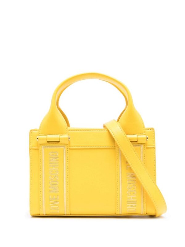 22465196_52401132_1000.jpg Love Moschino logo-embroidered tote bag