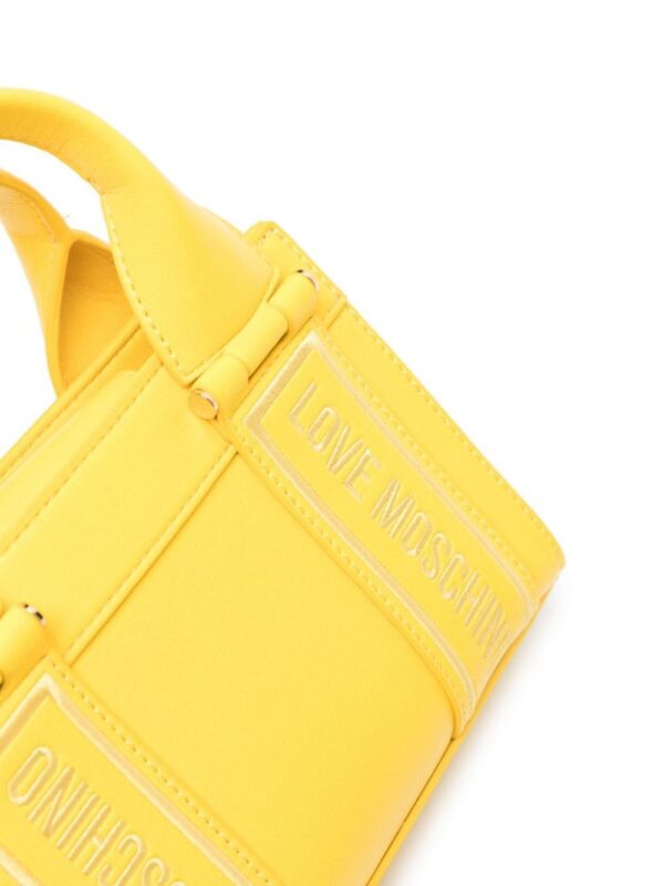 22465196_52401134_1000.jpg Love Moschino logo-embroidered tote bag