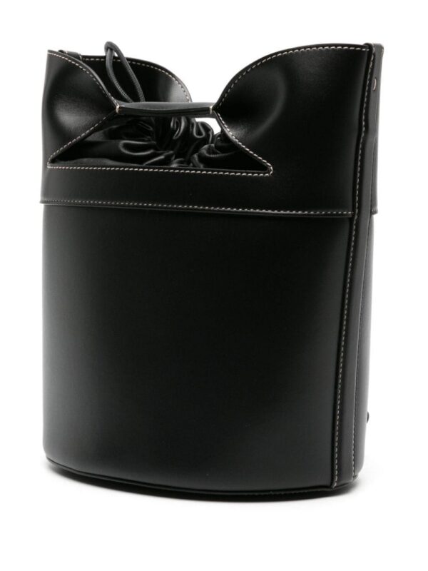 22496934_52505452_1000.jpg Alexander McQueen logo-stamp leather bucket bag