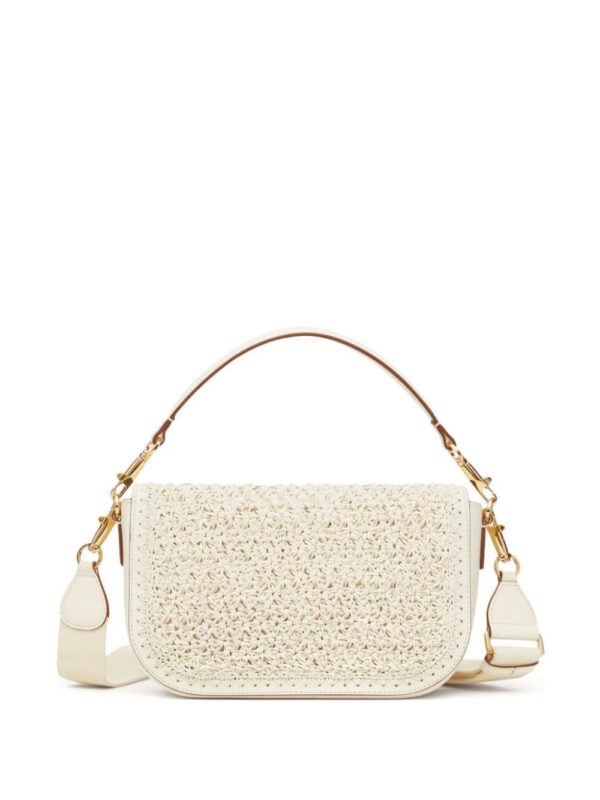 Valentino Garavani All Time Crochet leather shoulder bag