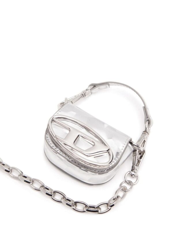 22554880_53092272_1000.jpg Diesel 1dr Xxs metallic-leather shoulder bag