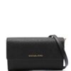 22560553_52597532_1000.jpg Michael Michael Kors logo-plaque leather clutch