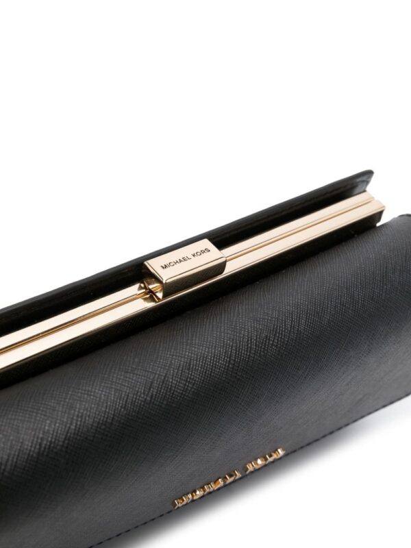 22560553_52597535_1000.jpg Michael Michael Kors logo-plaque leather clutch