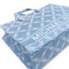 22591592_52605892_1000.jpg Michael Michael Kors monogram-jacquard denim tote bag