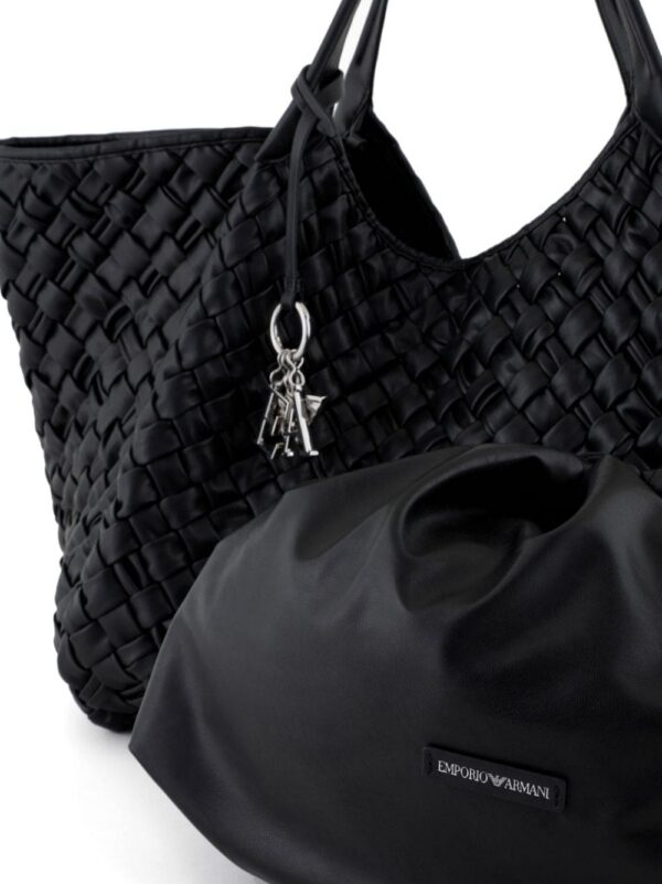 22671531_52737792_1000.jpg Emporio Armani interwoven faux-leather tote bag