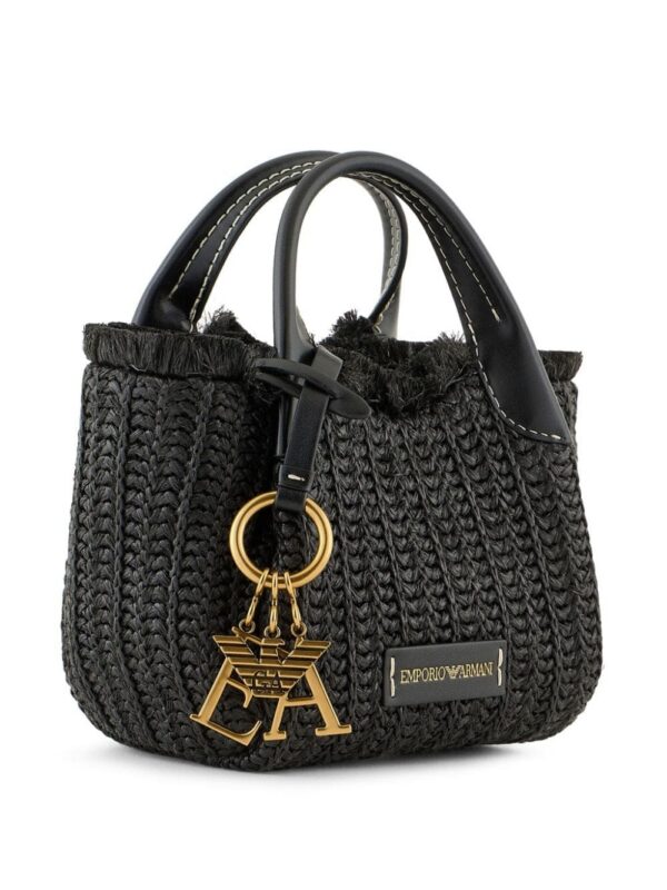 22672432_53047880_1000.jpg Emporio Armani logo-charm woven straw tote bag