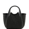 22672432_53047883_1000.jpg Emporio Armani logo-charm woven straw tote bag
