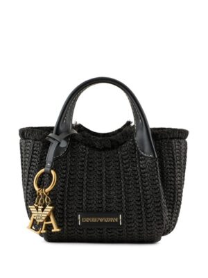 22672432_53047885_1000.jpg Emporio Armani logo-charm woven straw tote bag