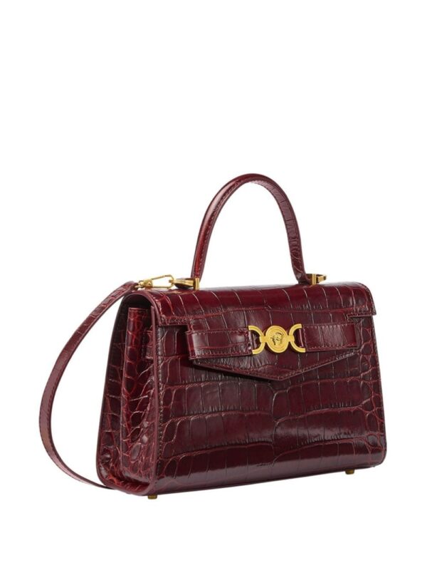 22709092_52920138_1000.jpg Versace crocodile-embossed leather tote bag