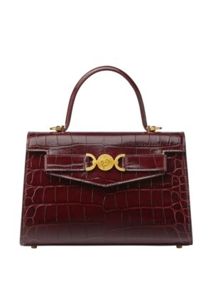 22709092_52920159_1000.jpg Versace crocodile-embossed leather tote bag