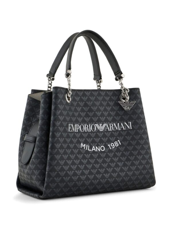 22763596_53047570_1000.jpg Emporio Armani Milano 1981 logo-print tote bag