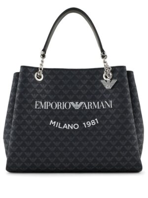 22763596_53047574_1000.jpg Emporio Armani Milano 1981 logo-print tote bag