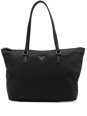 22798308_52830487_1000.jpg Emporio Armani logo-plaque tote bag