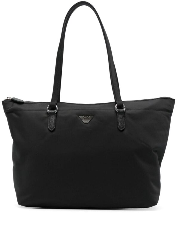 22798308_52830487_1000.jpg Emporio Armani logo-plaque tote bag
