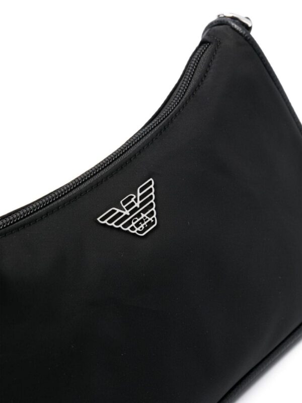 Emporio Armani ASV logo plaque cross body bag