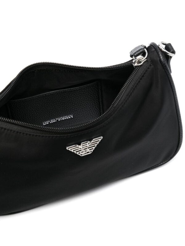 Emporio Armani ASV logo plaque cross body bag