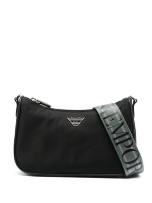 Emporio Armani ASV logo plaque cross body bag
