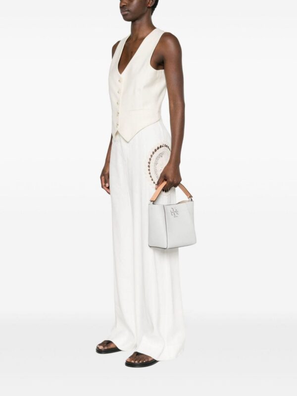 Tory Burch small McGraw leather tote bag