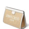 22851481_53316085_1000.jpg Jimmy Choo Avenue logo-embroidered woven clutch