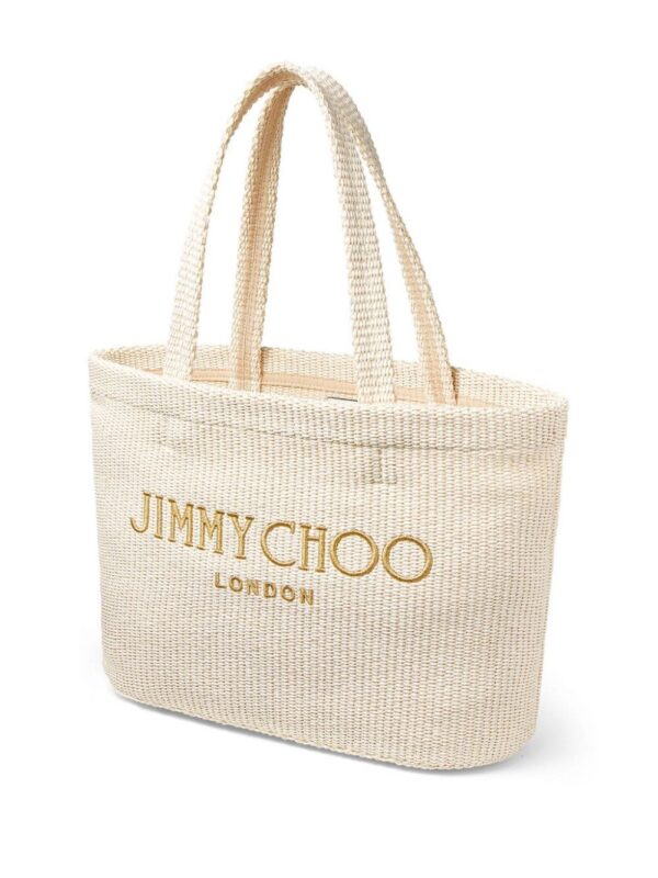 22855088_53316016_1000.jpg Jimmy Choo logo-embroidered raffia beach bag