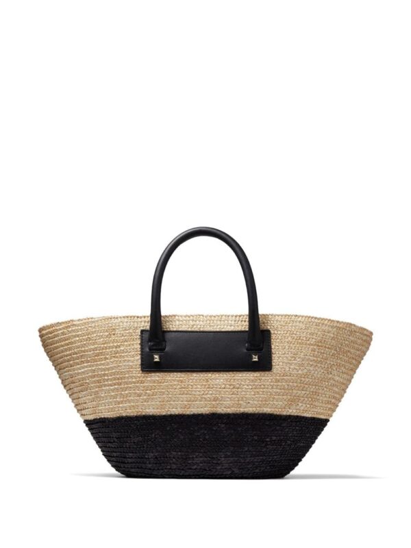22855097_53060730_1000.jpg Jimmy Choo small logo-print raffia tote bag