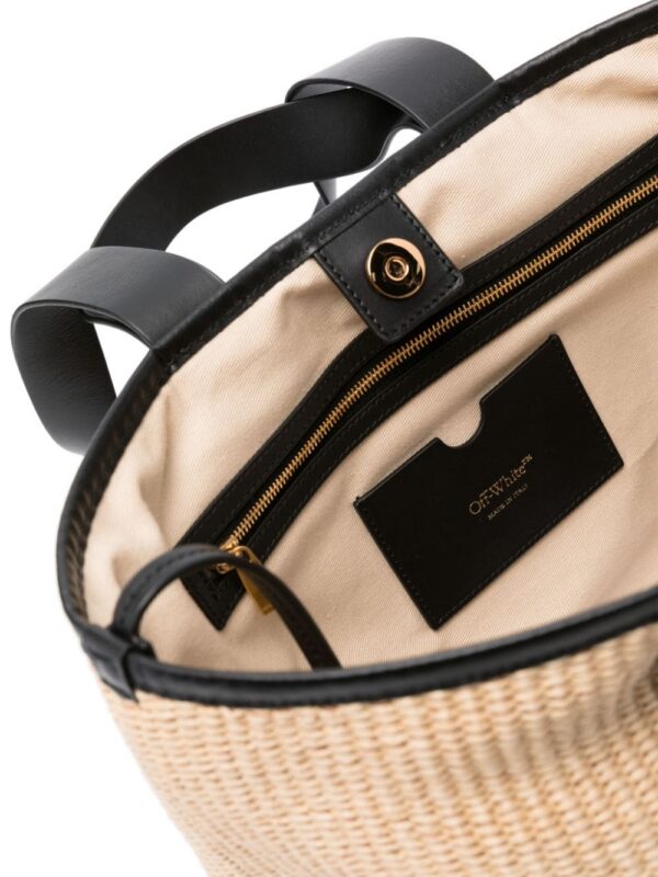 22871620_52961056_1000.jpg Off-White Arrows-embroidered tote bag