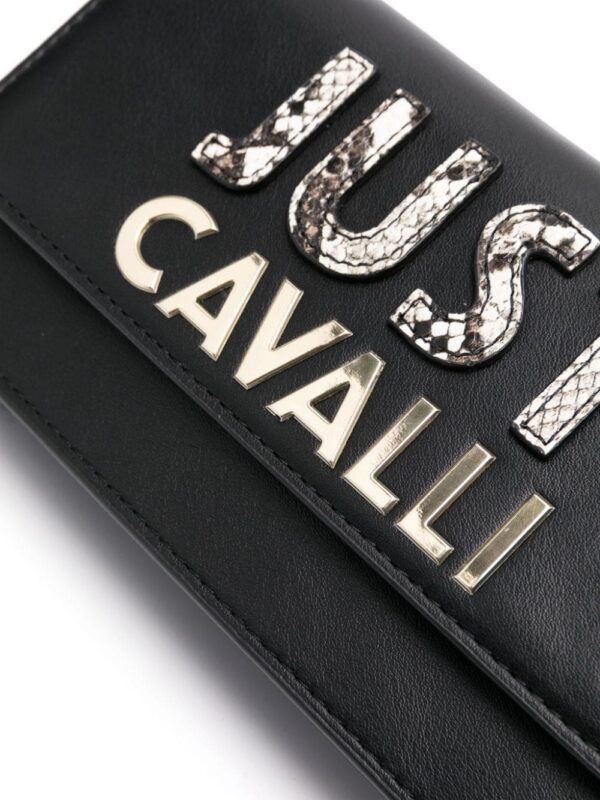 22889294_53942982_1000.jpg Just Cavalli embossed-logo clutch bag