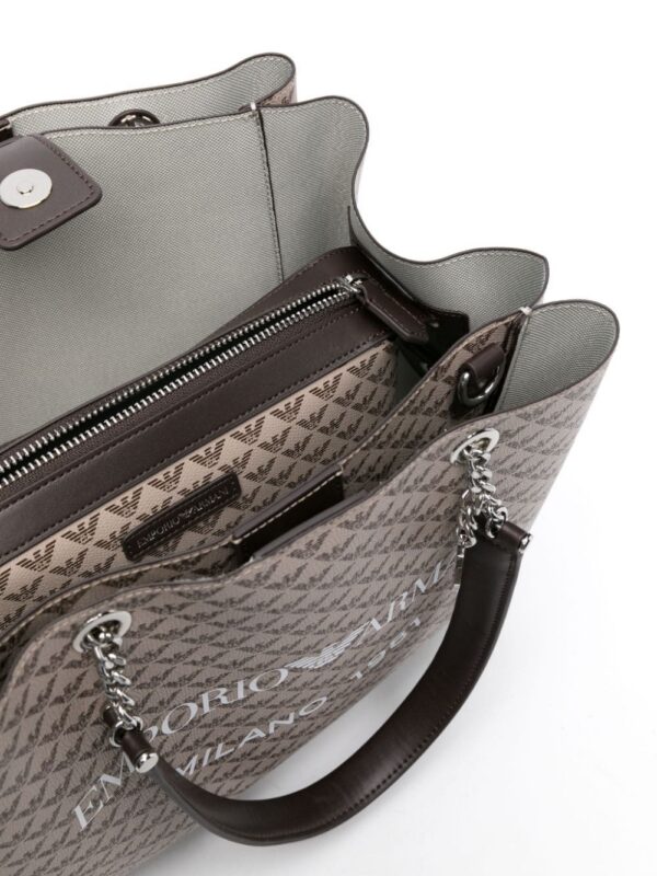 Emporio Armani logo-print tote bag
