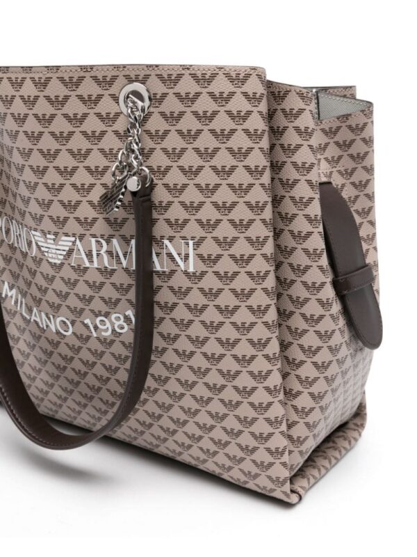 Emporio Armani logo-print tote bag