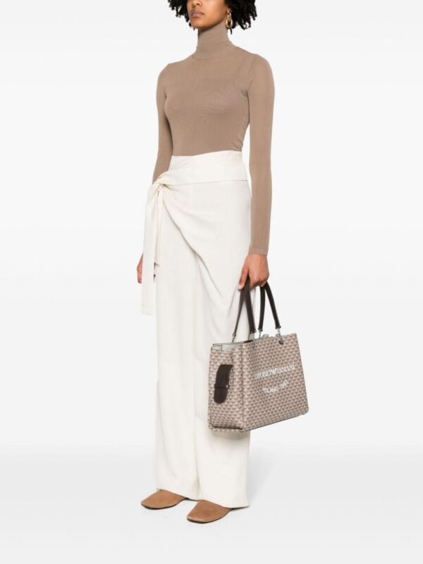 Emporio Armani logo-print tote bag