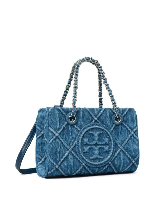 22931348_52967914_1000.jpg Tory Burch mini Fleming denim chain tote bag