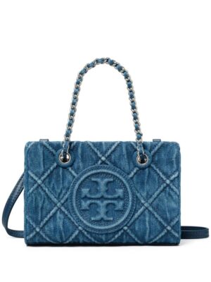 22931348_52967924_1000.jpg Tory Burch mini Fleming denim chain tote bag