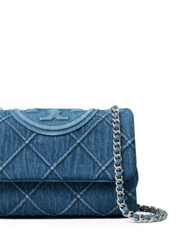 22931367_52968122_1000.jpg Tory Burch small Fleming denim shoulder bag