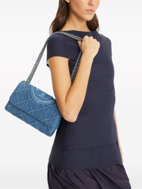 22931367_52968131_1000.jpg Tory Burch small Fleming denim shoulder bag