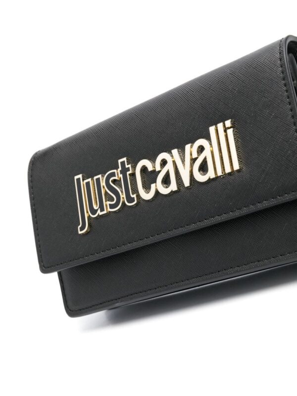 22955947_53553044_1000.jpg Just Cavalli Range B logo-lettering mini bag