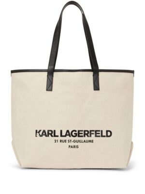 22999624_53447530_1000.jpg Karl Lagerfeld Rue St-Guillaume canvas tote bag