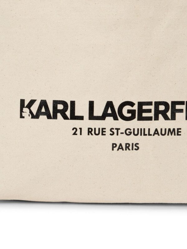 22999624_53447541_1000.jpg Karl Lagerfeld Rue St-Guillaume canvas tote bag