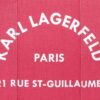 Karl Lagerfeld Rue St-Guillaume square tote bag