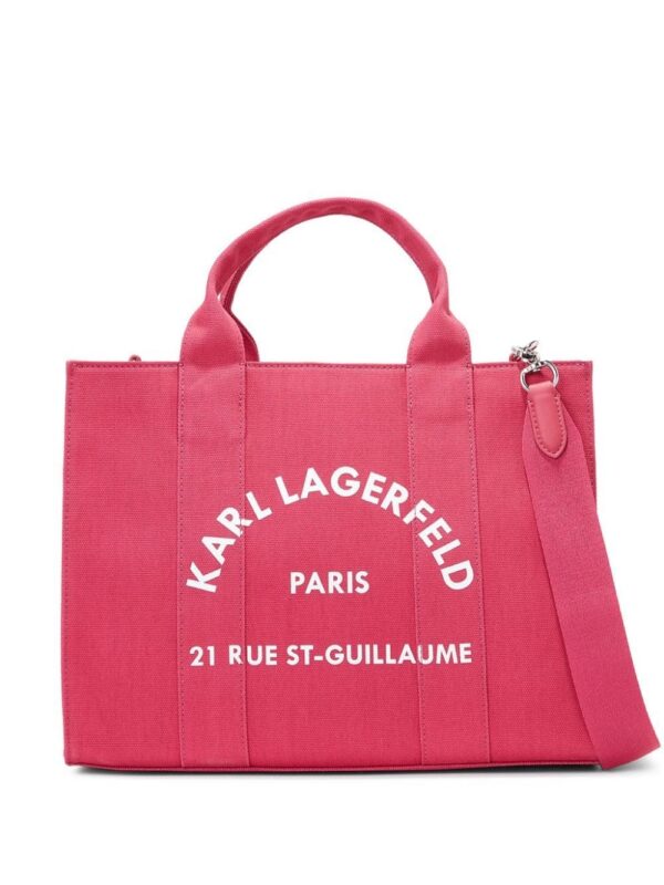 Karl Lagerfeld Rue St-Guillaume square tote bag