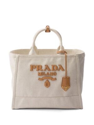 23048904_53161933_1000.jpg Prada large logo-appliqué tote bag