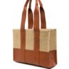 23064955_53238112_1000.jpg Chloé CHLOE WOODY MEDIUM RAFFIA LEATHER TOTE