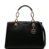 23094327_53262373_1000.jpg Michael Michael Kors logo-plaque leather tote bag