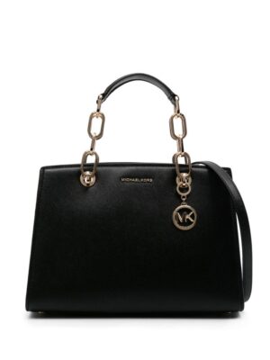 23094327_53262373_1000.jpg Michael Michael Kors logo-plaque leather tote bag