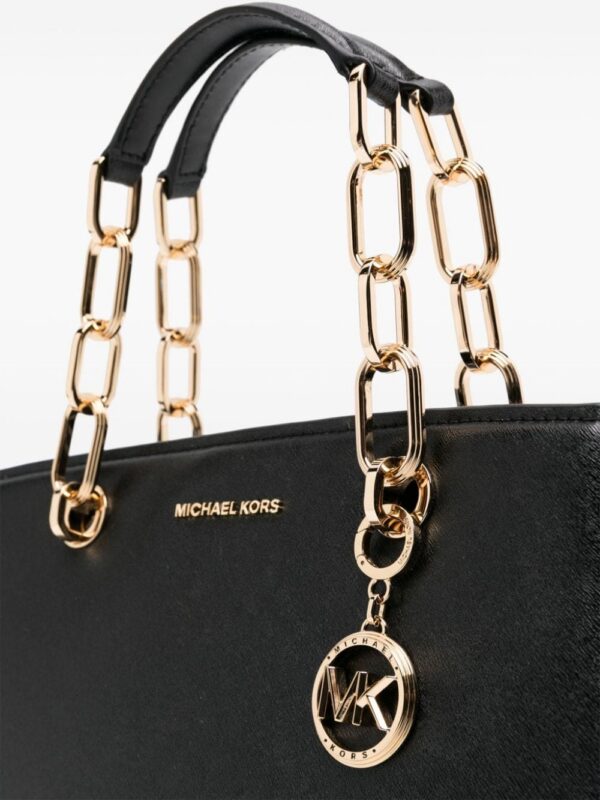 23094327_53262387_1000.jpg Michael Michael Kors logo-plaque leather tote bag