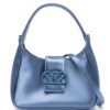 Emporio Armani logo-plaque satin tote bag